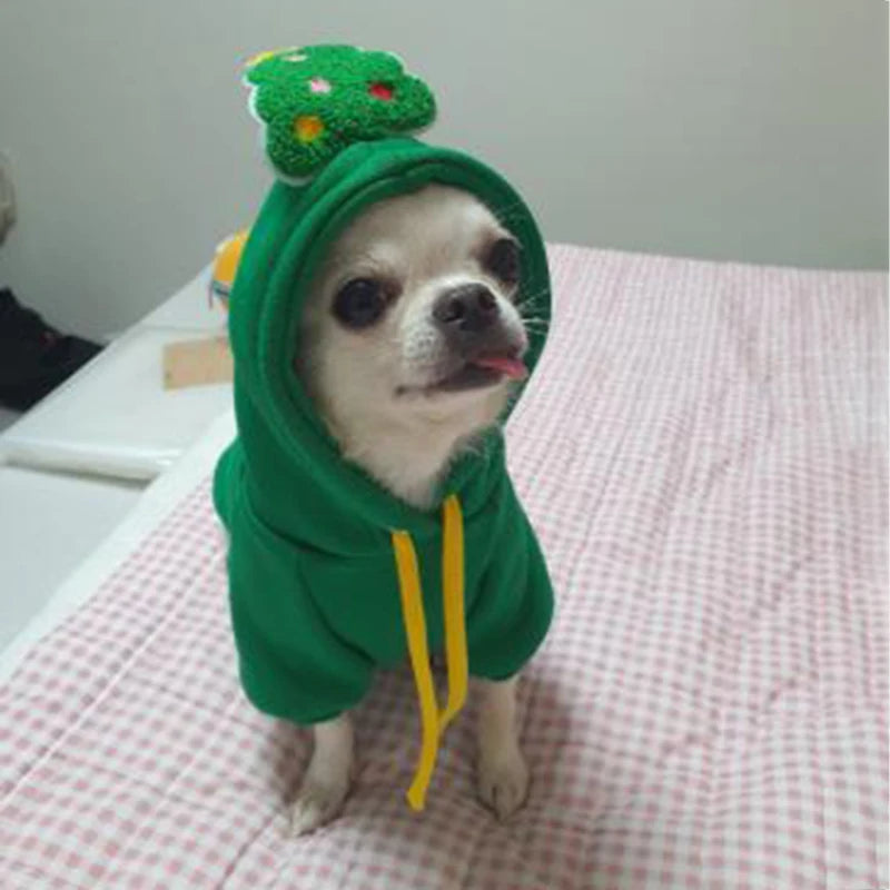 Pet Clothing for Small Medium Dogs Christmas Dog Clothes Puppy Cat Hodies Chihuahua Costume Christmas Pet Clothes Coat New Year