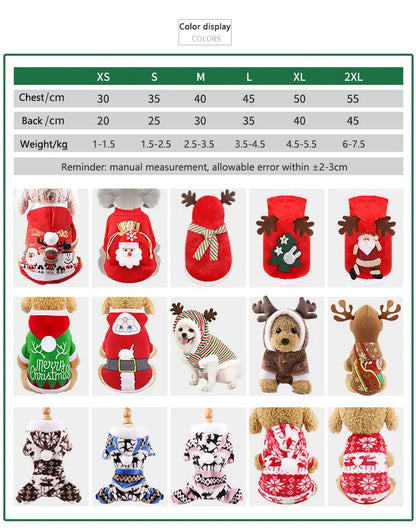 Cartoon Dog Clothes Halloween Costumes Dogs Small, Medium and Big Dog Christmas Pet Clothes Funny Autumn and Winter Clothes