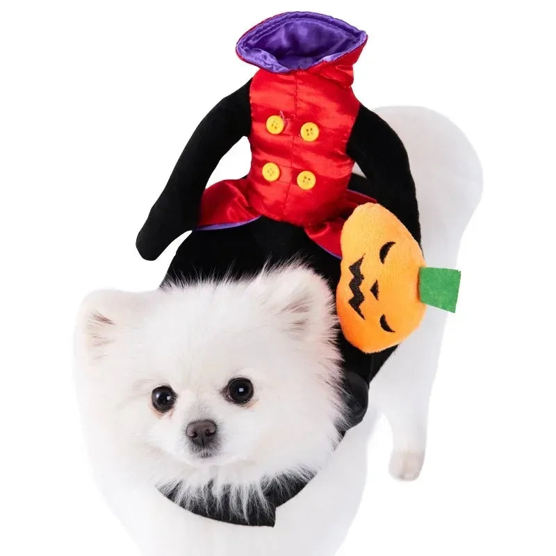 Funny Pet Halloween Dog Clothes Costume Small Dog Jacket Creative Outfit for Teddy Cats  Costume Dog Clothes for Small Dogs