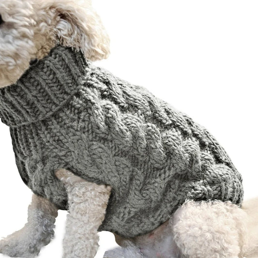 Dog Winter Clothes Knitted Pet Clothes for Small Medium Dogs Chihuahua Puppy Pet Sweater Yorkshire Pure Dog Sweater