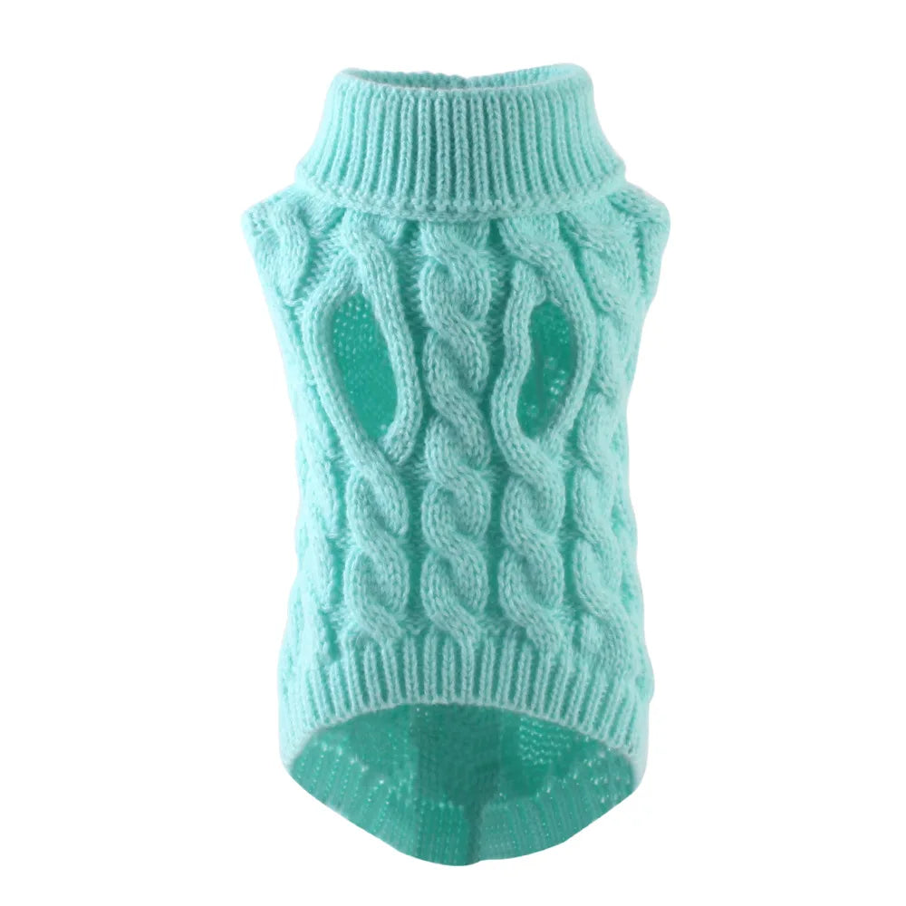 Dog Winter Clothes Knitted Pet Clothes For Small Medium Dogs Chihuahua Puppy Pet Sweater Yorkshire Pure Dog Sweater 강아지 옷