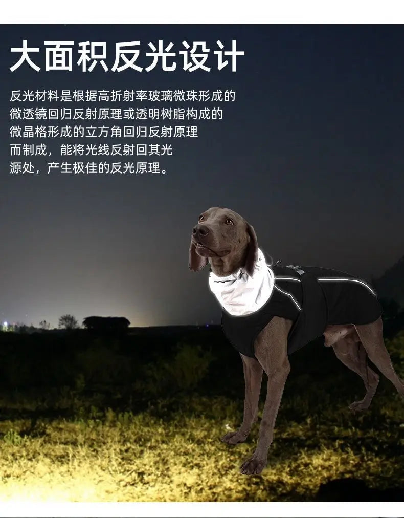 Dog Clothes Autumn and Winter Thickened Small Medium Large Dog Fadou Teddy Golden Retriever Pet Warm Cotton-padded Jacket