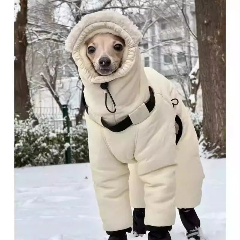 Dog Clothes Pet Coat Large Dogs Whippet Greyhound Jacket Puppy Clothing Windproof Costume Winter Autumn Outfit Hoodies Apparel