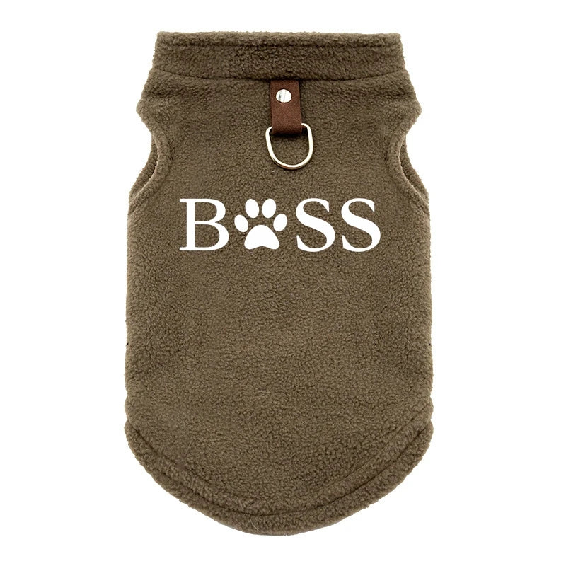 Pet Dog Clothes Autumn Winter Coat Fleece Warm Sweater Vest For Small Chihuahua Bulldog Dogs Jackets Costumes Supplies