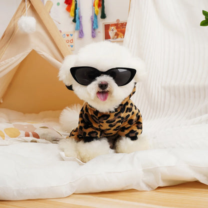 Cute Dog Cat Clothes Jumpsuit Soft Fleece Winter Dogs Play Costume With Hat Small Medium Pet Clothing Chihuahua Yorkshire