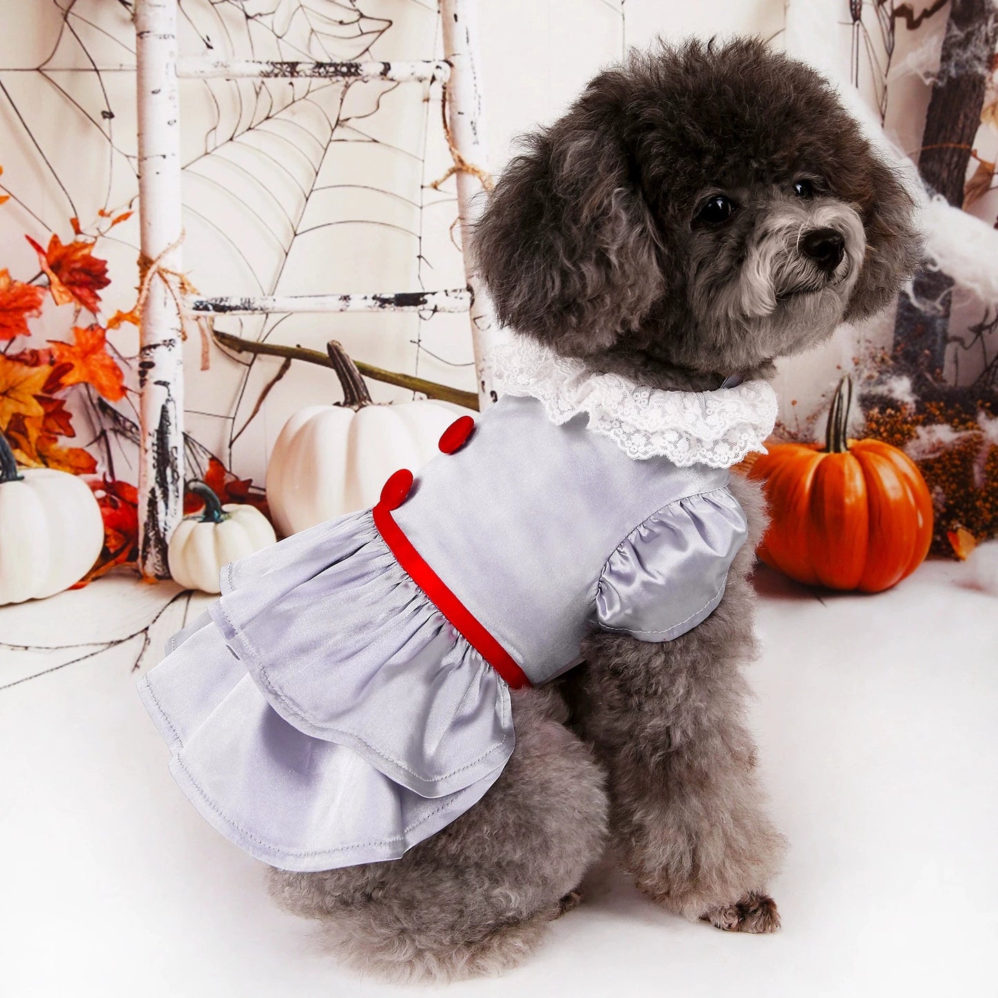 Halloween Pet Costume Joker Dress Pet Apparel Wizard Dog Clothes Witch Pet Costume Devil Cosplay pet Stephen King's It dress