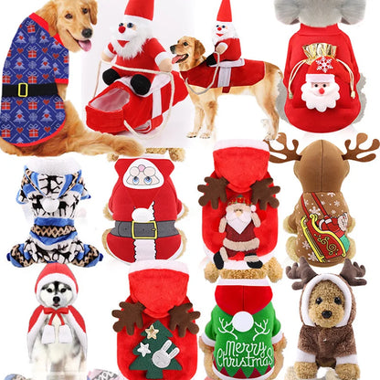 Cartoon Dog Clothes Halloween Costumes Dogs Small, Medium and Big Dog Christmas Pet Clothes Funny Autumn and Winter Clothes