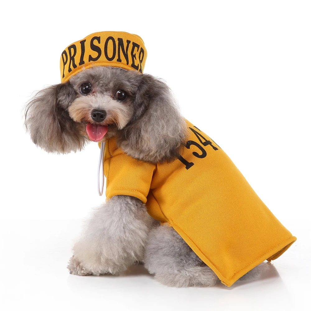 Funny Halloween Dog Costume Clothes for Small Dog Clothing Pet Dress Up Outfit Cosplay Christmas Party Carnival Hallowen Perro