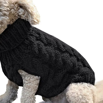 Warm Pet Dog Sweaters Winter Pet Clothes Solid Color Design Sweater Fashion Clothing for Pet Dogs Cats Cat Sweater Cats Clothes