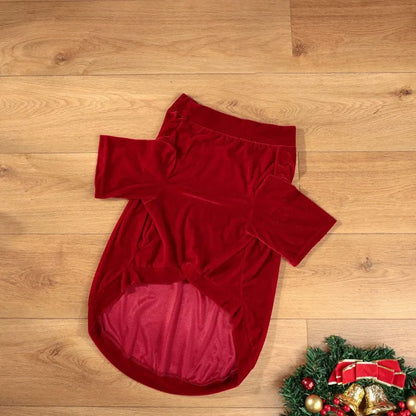 Pet Christmas Clothes Classic Merry Christmas Print Fall Winter Pet Clothing for Large Dogs Christmas Holiday Outfit Atmosphere