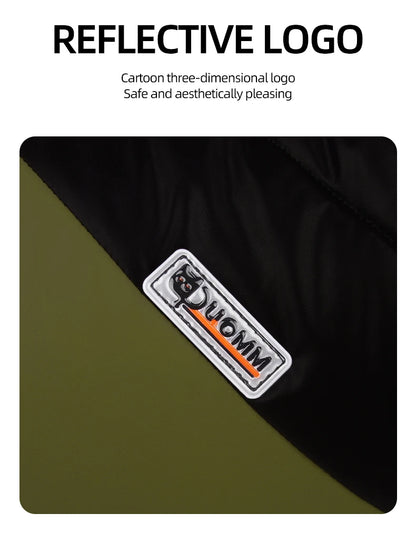 Winter Clothes for Dogs Warm Clothing Labrador Cotton Coat Harnesses Pet Products Clothes for Small Large Dog Reflective Stripe