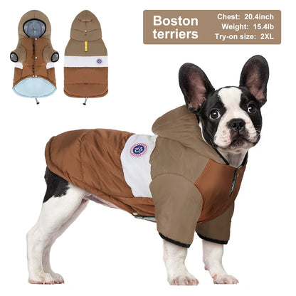 1.5-10 KgThickened and Warm Dogs Clothes Windproof Winter Clothing for Small to Medium Dogs Cotton Clothing Pet Winter Clothing