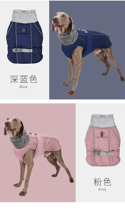 Dog Clothes Autumn and Winter Thickened Small Medium Large Dog Fadou Teddy Golden Retriever Pet Warm Cotton-padded Jacket