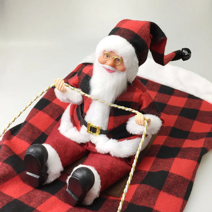 Christmas Pet Clothes Santa Sitting on Back Winter Dog Costume Cosplay Outfit for Small Medium Large Dogs Cats Party Dressing up