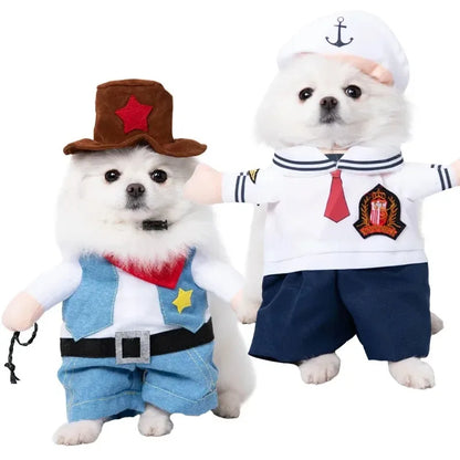 Funny Pet Halloween Dog Clothes Costume Small Dog Jacket Creative Outfit for Teddy Cats  Costume Dog Clothes for Small Dogs