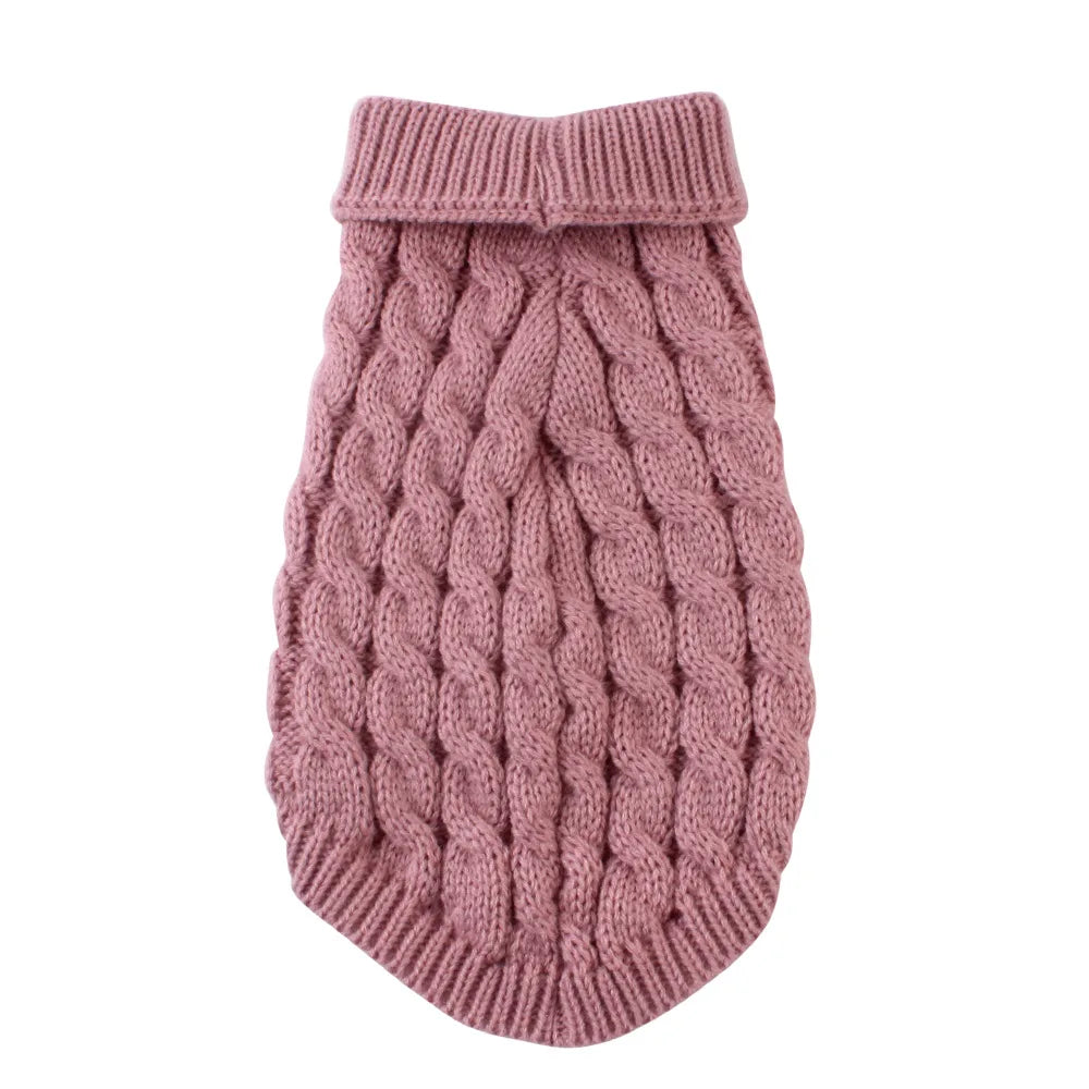Dog Winter Clothes Knitted Pet Clothes For Small Medium Dogs Chihuahua Puppy Pet Sweater Yorkshire Pure Dog Sweater 강아지 옷