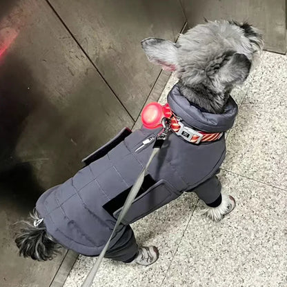 Winter Dog Clothes Reflective Waterproof Pet Down Jacket for Small Medium Dogs French Bulldog Golden Retriever Rain Coat Outfit