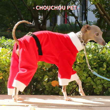 Christmas pet dog clothes suitable for Italian Greyhound Whippet sighthounds as New Year's gifts