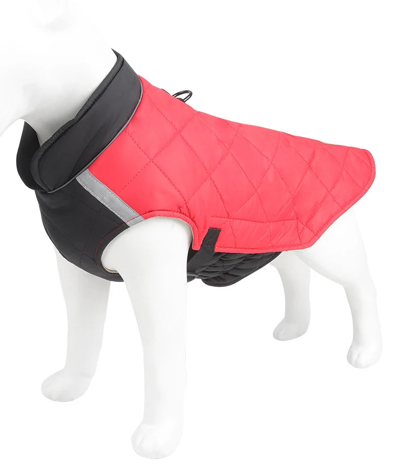 Winter Dog Clothes Waterproof Dog Vest Jacket For Small Large Dogs Warm Pet Dogs Coat Padded Clothes French Bulldog Outfits