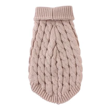 Warm Pet Dog Sweaters Winter Pet Clothes Solid Color Design Sweater Fashion Clothing for Pet Dogs Cats Cat Sweater Cats Clothes