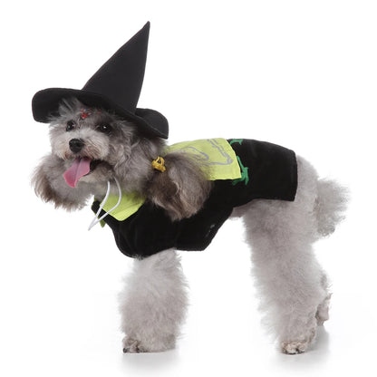 Funny Halloween Dog Costume Clothes for Small Dog Clothing Pet Dress Up Outfit Cosplay Christmas Party Carnival Hallowen Perro