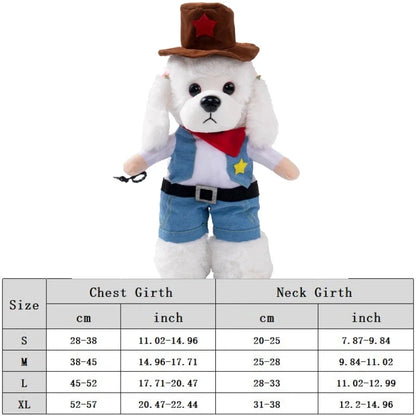 Funny Dog Clothes Sweatshirt Set Cosplay Big Suit Pet Clothes Party Costume Face Cloth Comical Outfits Halloween Dress Jumpsuit