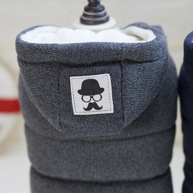 Dog Winter Warm Jacket for Small Dogs Clothes Puppy Fleece Two-legged Coat Pet Hoodie Chihuahua French Bulldog Yorkies Costumes