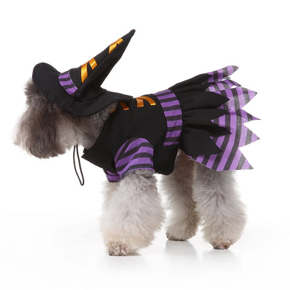 Funny Halloween Dog Costume Clothes for Small Dog Clothing Pet Dress Up Outfit Cosplay Christmas Party Carnival Hallowen Perro