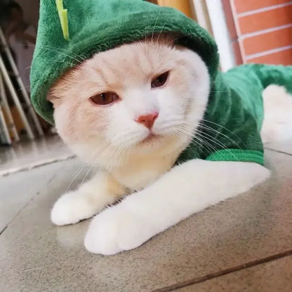 Cartoon Animal Dog Cat Costume Small Dogs Cat Winter Warm Pet Jumpsuit Pajama for Yorkies Poodle Overalls Puppy Mascotas Clothes