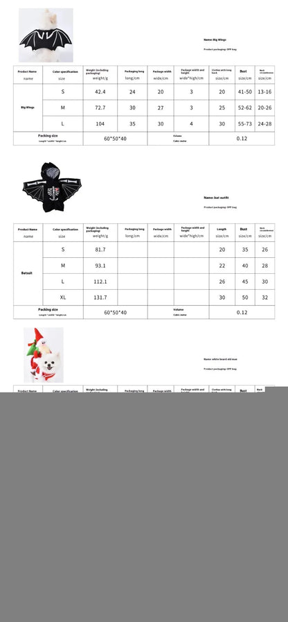 Funny Pet Halloween Dog Clothes Costume Small Dog Jacket Creative Outfit for Teddy Cats  Costume Dog Clothes for Small Dogs