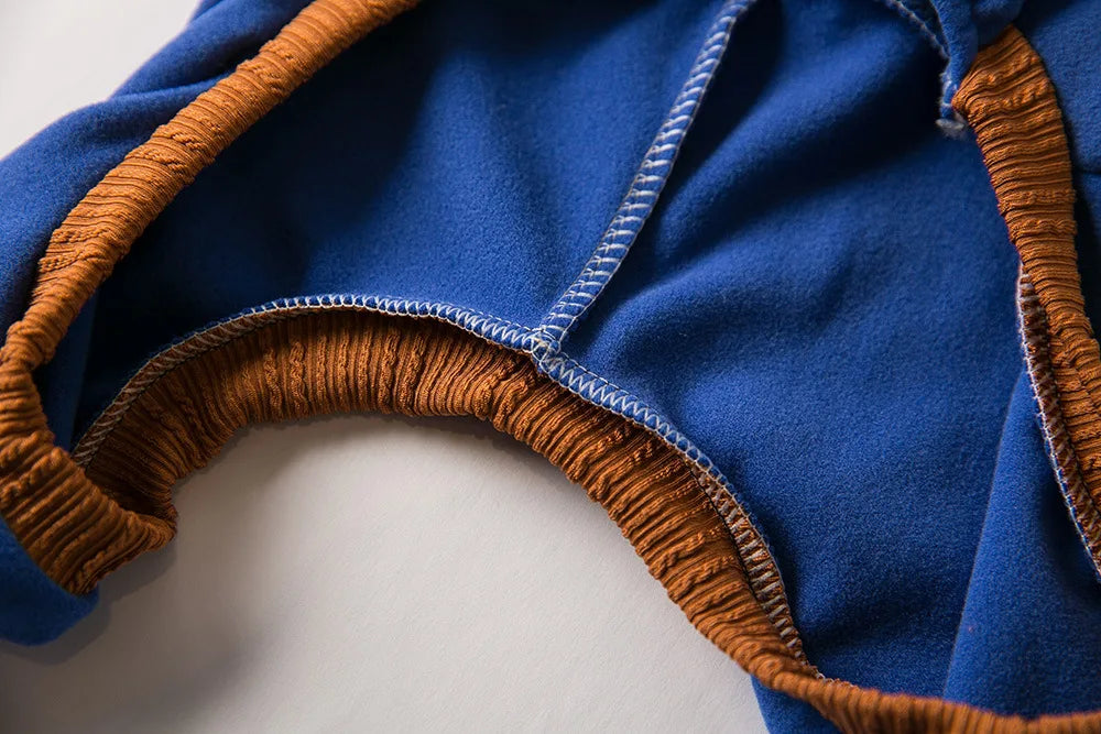 Dog Clothes Pet Plush Warm High Neck Four Legged Clothes Slightly Elastic Little Lingti Huibit Clothes Four Legged Warm Base