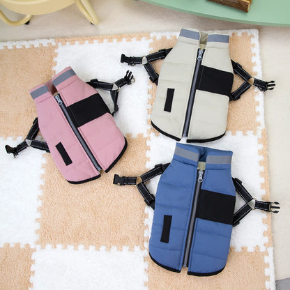 Warm Winter Dog Clothes for Small Medium Dogs Puppy Outfit Windproof Jacket Chihuahua French Bulldog Yorkies Vest