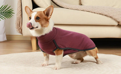 2024 Pet Dog Clothes Autumn Winter Dog Clothes Fleece Warm Dogs Vest High Neck Pet Jacket Pet Costume Dogs Clothes