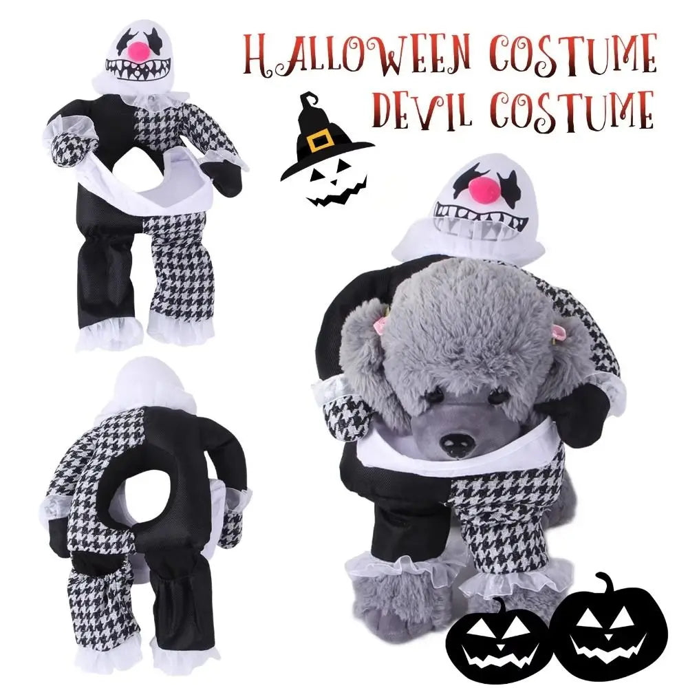 Creative Puppy Halloween Coat Polyester Pet Costume Halloween Pet Clothes Funny Dog Cosplay Dog Cosplay Costume