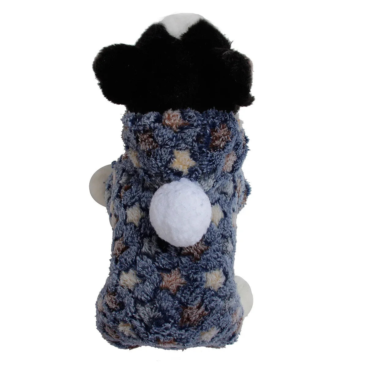 Pet Clothes Flannel Dog Costume Dog Cold Weather Coats Cat Apparel Soft Flannel Doggie Jumpsuit Clothes Pet Four Legged Pajamas