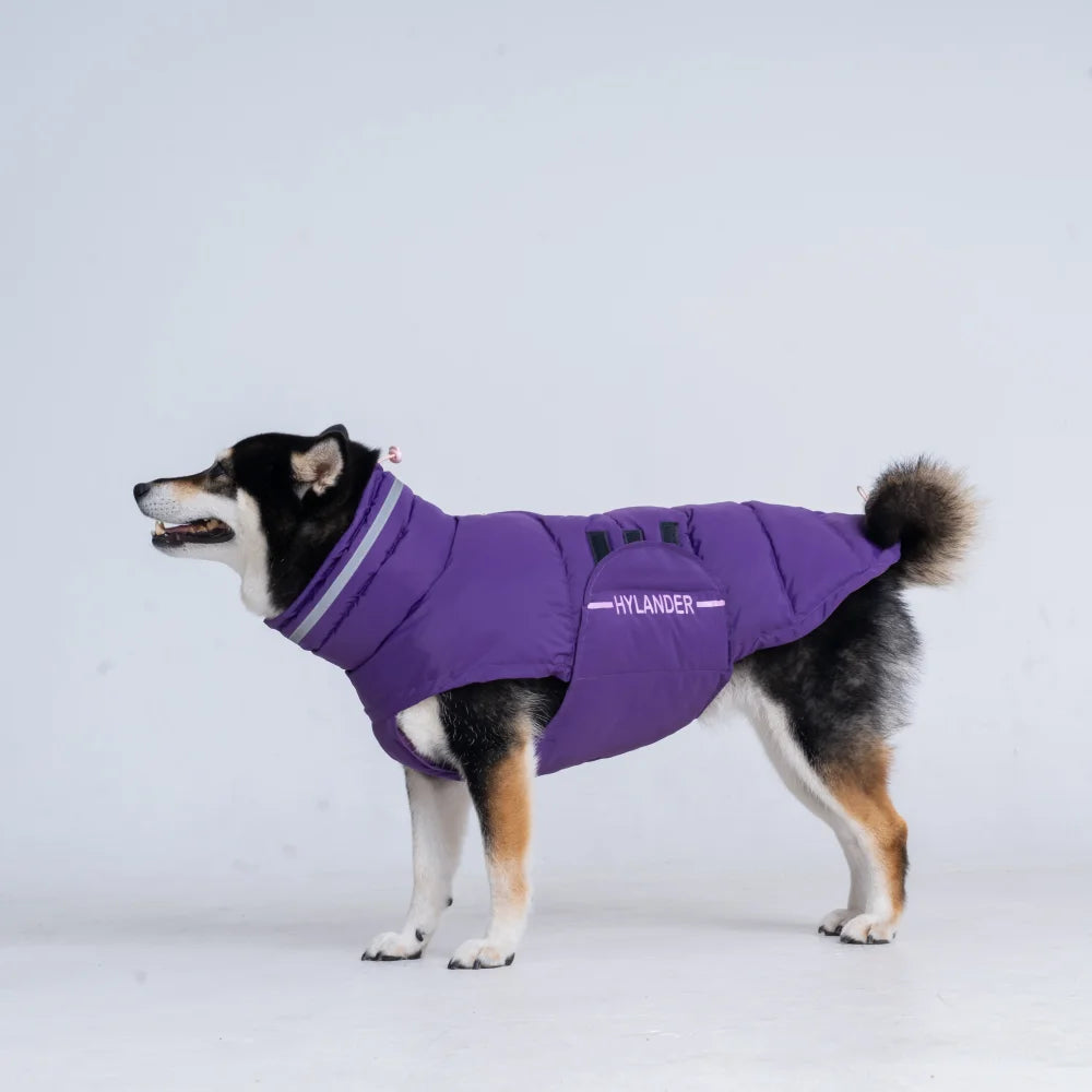 Dog Coat Apparels Costumes Jacket For Dogs Reflective High-necked Pet Quilted Puffer Warm Winter Large Dog clothes