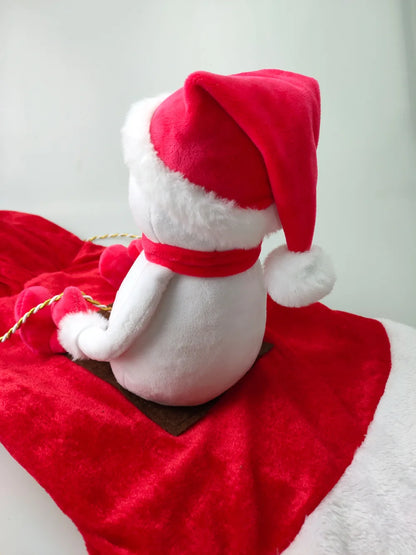 Christmas Pet Clothes Santa Sitting on Back Winter Dog Costume Cosplay Outfit for Small Medium Large Dogs Cats Party Dressing up