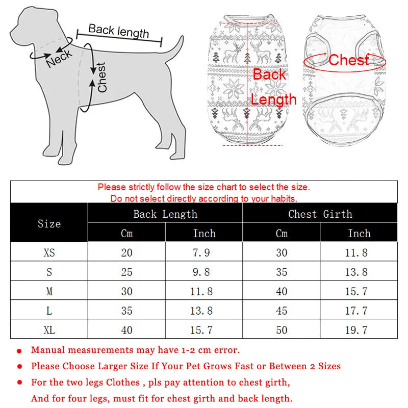 Pet Cat Clothes Christmas Costume For Cats Dogs Cute Elk Print Kitten Vest Puppy Shirt Pullover French Bulldog Chihuahua Outfits