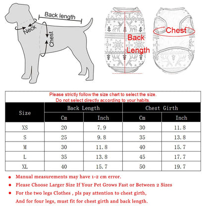 Pet Cat Clothes Christmas Costume For Cats Dogs Cute Elk Print Kitten Vest Puppy Shirt Pullover French Bulldog Chihuahua Outfits