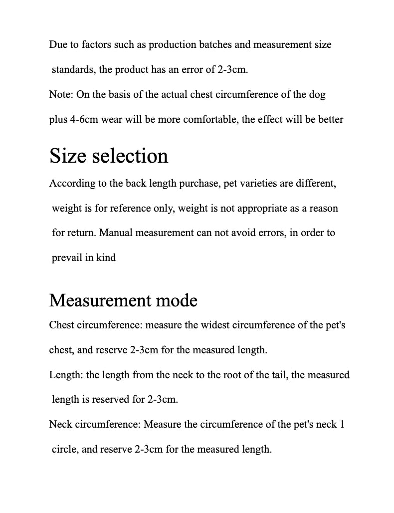 Dog Clothes Autumn and Winter Clothes Medium-sized Large Dog Pet Double Collar Warm Water-repellent Cotton-padded Jacket Vest