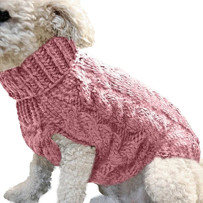 Dog Winter Clothes Knitted Pet Clothes For Small Medium Dogs Chihuahua Puppy Pet Sweater Yorkshire Pure Dog Sweater 강아지 옷