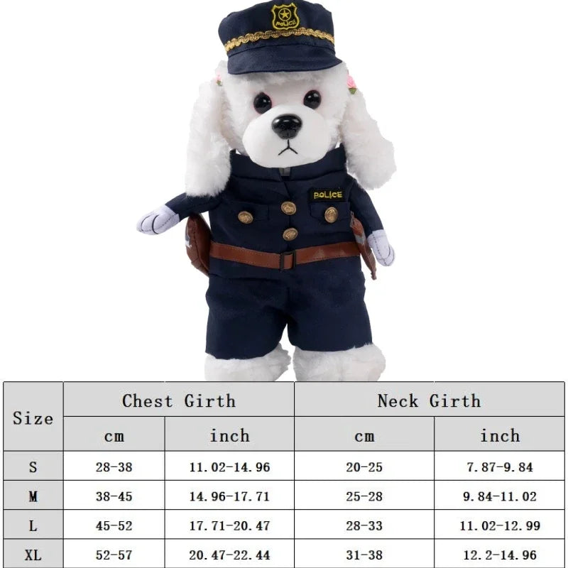 Funny Dog Clothes Sweatshirt Set Cosplay Big Suit Pet Clothes Party Costume Face Cloth Comical Outfits Halloween Dress Jumpsuit