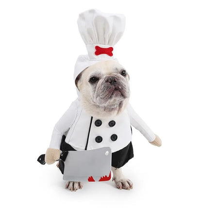 Halloween Dog Clothes Funny Pet Cat Dogs Clothes Chef Transformation Large Dog Clothing Cute Creative Puppy Kitten Pets Costume
