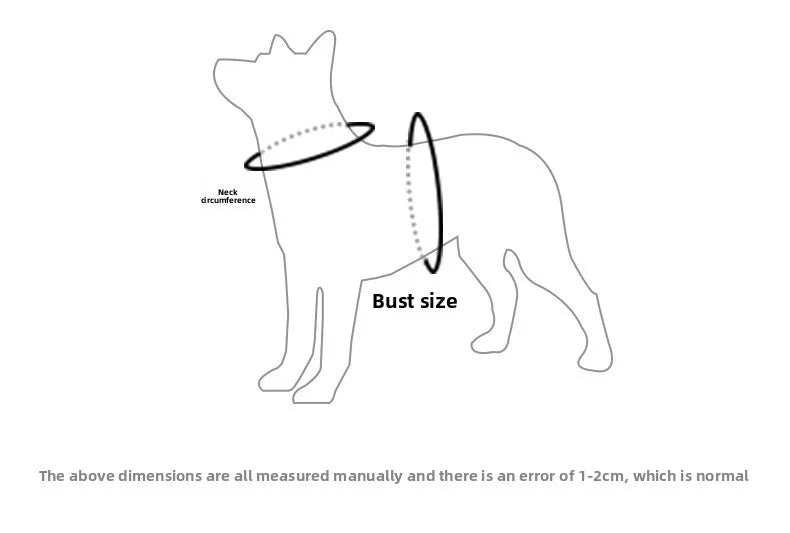 New dog four-legged clothes, warm winter clothes, windproof puppy pet cotton-padded clothes, thickened dog clothes