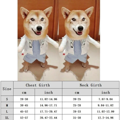 Funny Dog Clothes Sweatshirt Set Cosplay Big Suit Pet Clothes Party Costume Face Cloth Comical Outfits Halloween Dress Jumpsuit