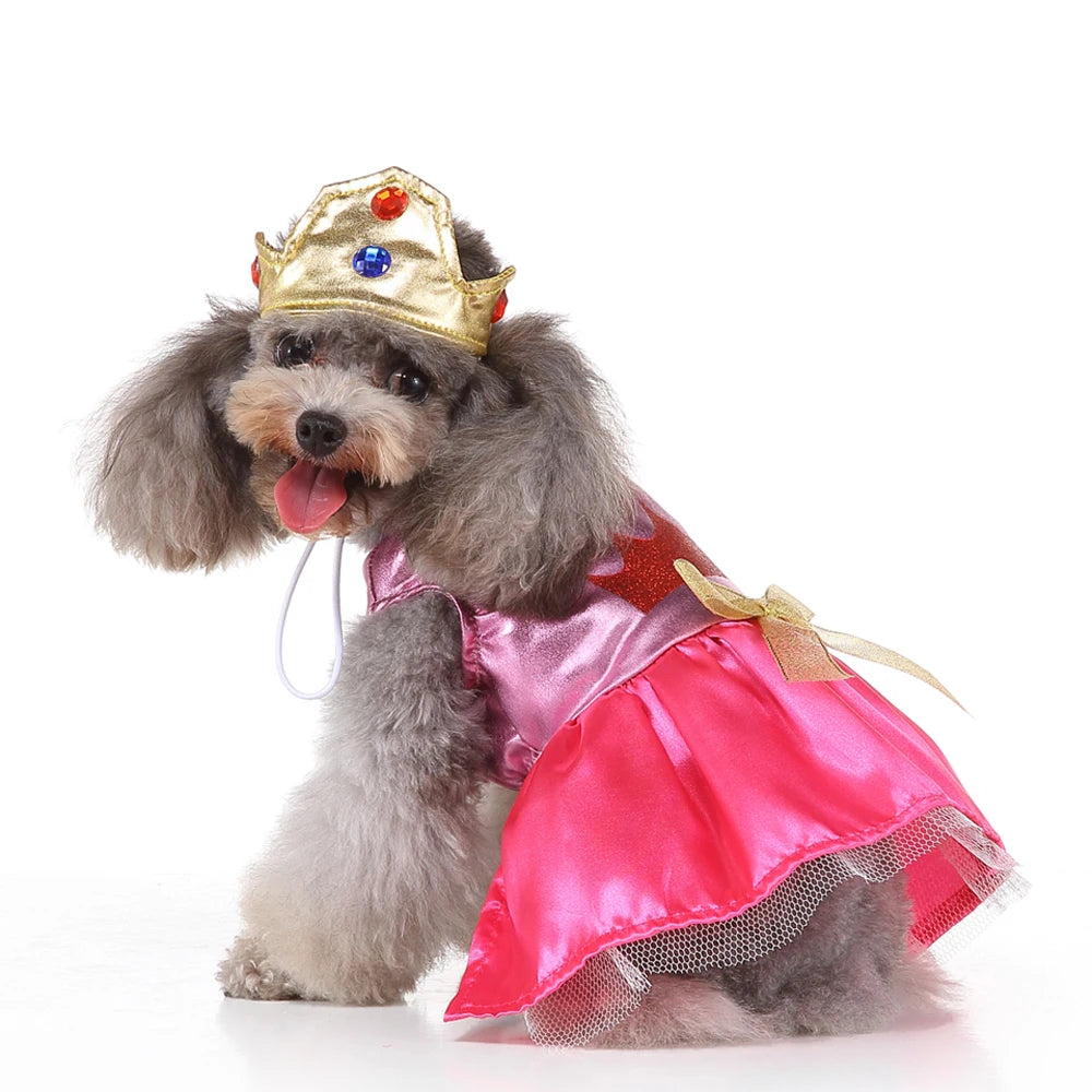 Funny Halloween Dog Costume Clothes for Small Dog Clothing Pet Dress Up Outfit Cosplay Christmas Party Carnival Hallowen Perro