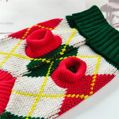 2023 New Arrivals Pet Puppy Clothes Fashion Warm Dog Sweater for Small Dogs Cats Pomeranian Dachshund Autumn Winter Pet Clothing