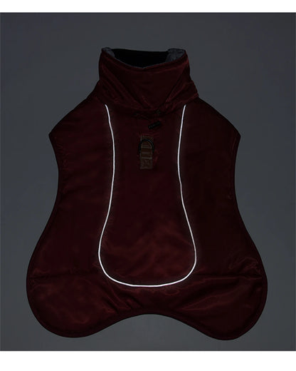 Winter Warm Dog Clothes For Medium Large Dogs Reflective Windproof Pet Thicken Down Jacket Labrador French Bulldog Coat Outfits