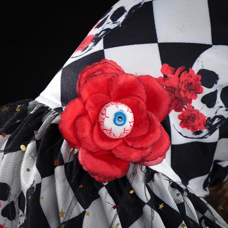 Newfashion Autumn Halloween Pet Dress Scary Costume For Dogs Party Outfit Cross Border Hot Salecat Pet Clothes