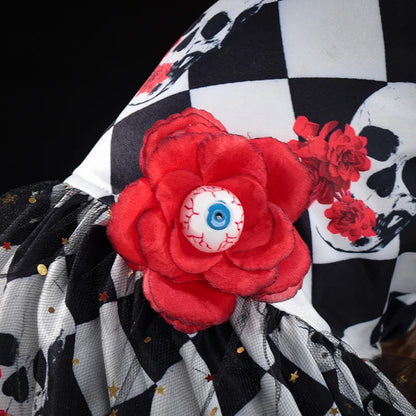 Newfashion Autumn Halloween Pet Dress Scary Costume For Dogs Party Outfit Cross Border Hot Salecat Pet Clothes